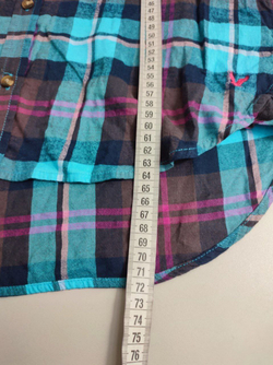 Рубашка American Eagle в клетку 46 размер