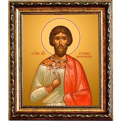 Руфин Кесарийский мученик. Икона на холсте.