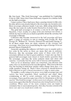 The Gold Half-sovereign | Michael A. Marsh