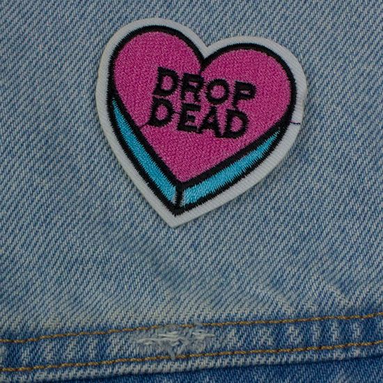 Нашивка на рюкзак и на одежду. Drop Dead
