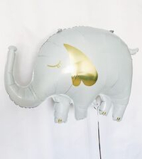 Шар Слон белый Пати Деко (БГ-30)
