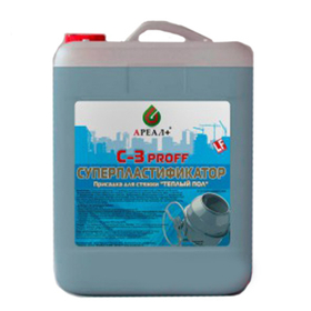 Суперпластификатор С-3 Ареал+ Профи (А-518) 10 л