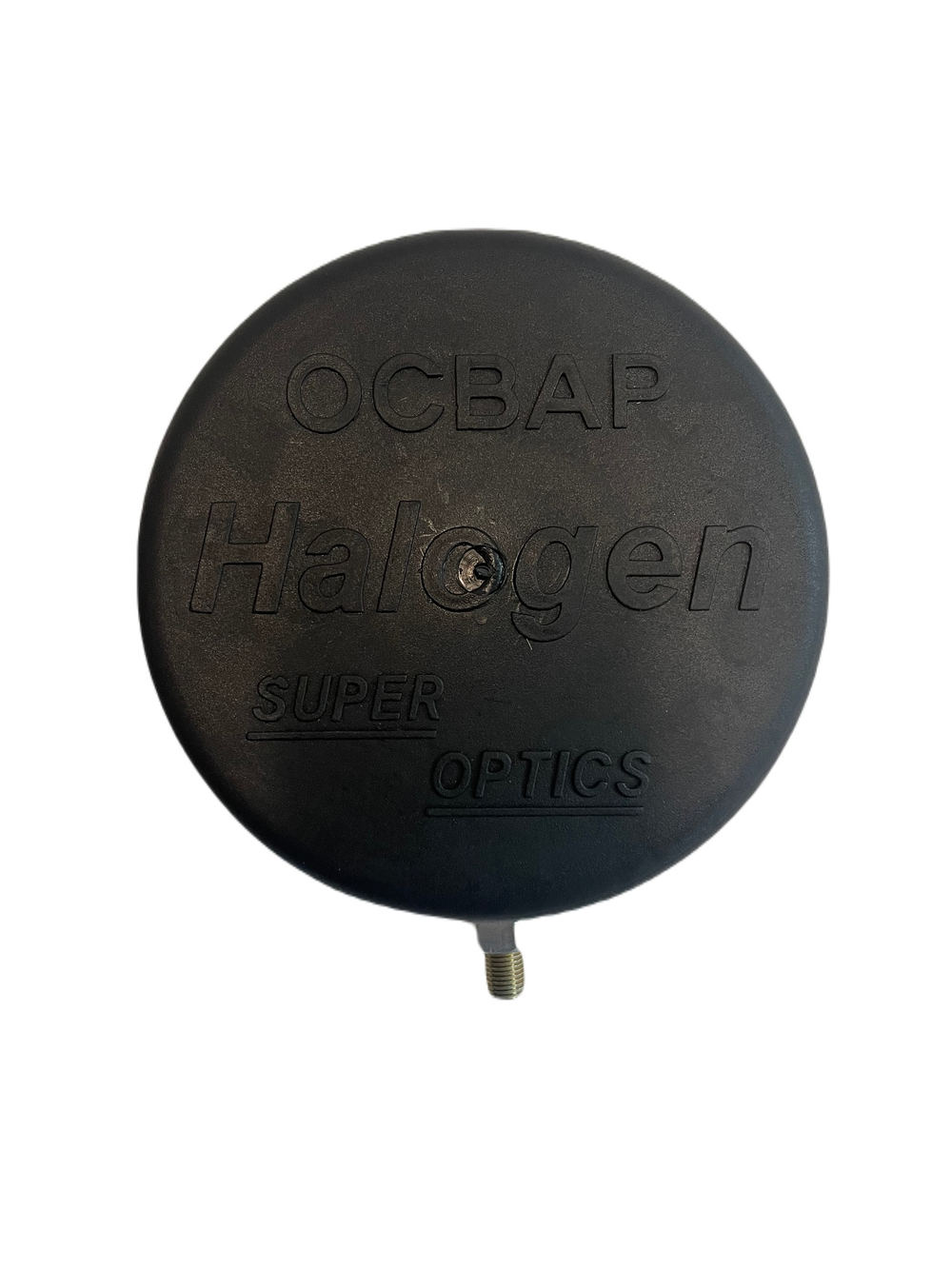 Противотуманная фара круглая универсальная Освар желтая с крышкой