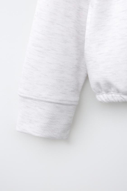 ZARA СПОРТИВНАЯ КУРТКА, СЕРЫЙ МЕЛАНЖ