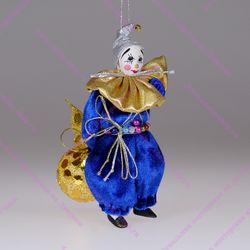 Ёлочная игрушка Гном с шариком