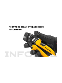 Пресс-клещи Inforce торцевые 0,08 – 16 мм2 06-19-16