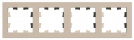 ATLASDESIGN 4-постовая РАМКА, универсальная, ПЕСОЧНЫЙ