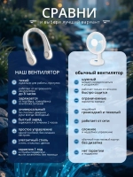 Вентилятор на шею 5 режимов скорости (R-8)