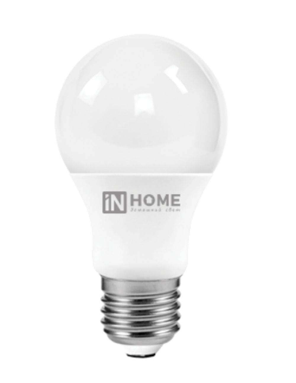 Светодиодная лампа IN HOME LED-A60-VC 10Вт 230В Е27 4000К 900Лм (код. 615806)