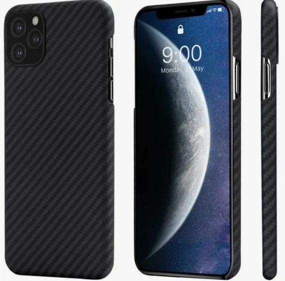Кевларовый Чехол Pitaka Для Apple IPhone 11 Pro Max, Черно-Серый KI1101M