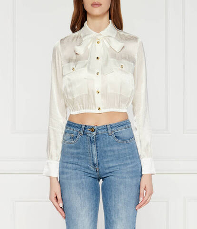 Блузка Elisabetta Franchi - экрю(CA06146E2)