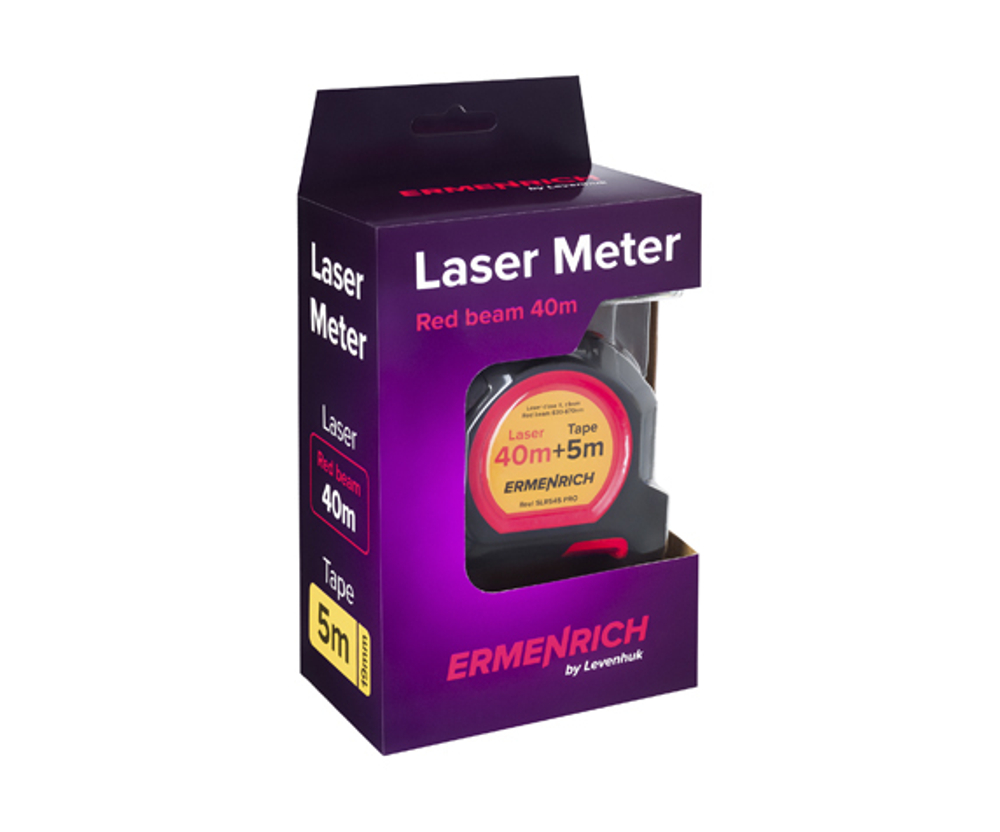 Рулетка с лазерным дальномером Ermenrich Reel SLR545 PRO - фото 7