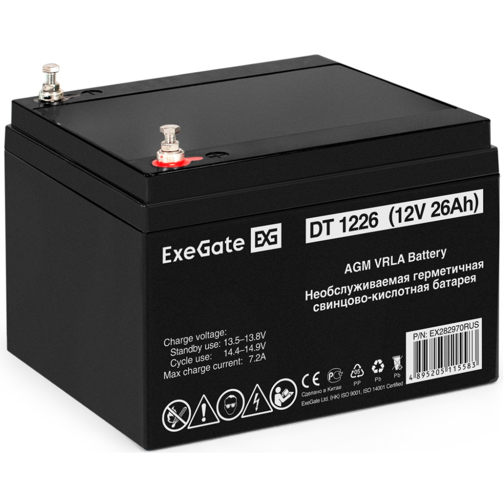 ИБП + батарея ExeGate FineSine SX-3000.LCD.AVR.2SH.T + 4x DT 1226 (26Ач)