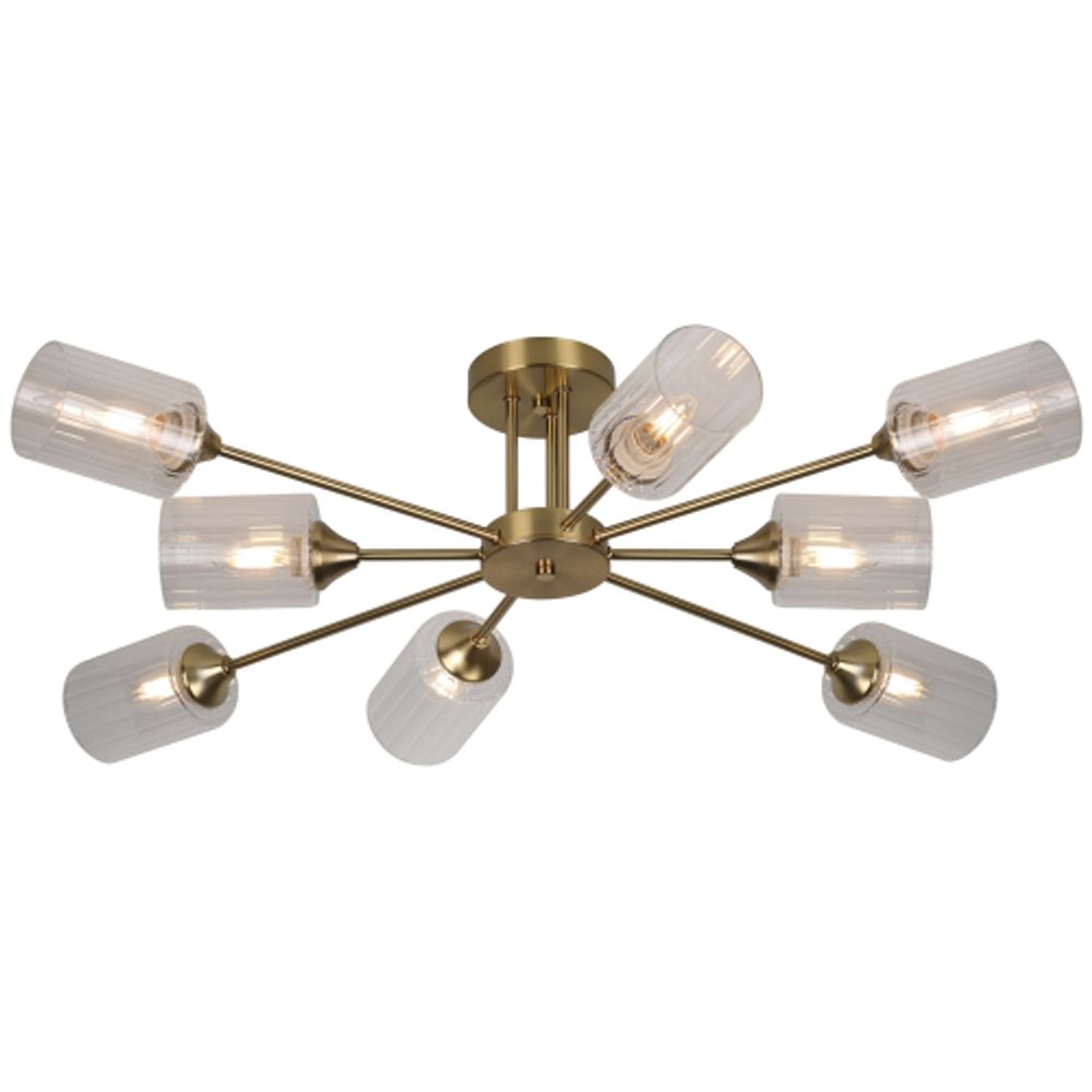 Люстра Rivoli Gill 9188-308 8хЕ27 60 Вт модерн | Лайт