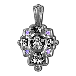 осподь Вседержитель и Табынская Божия Матерь. Православный крест.