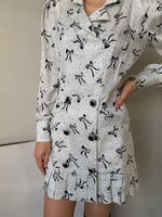 Шёлковое платье Alessandra Rich, М