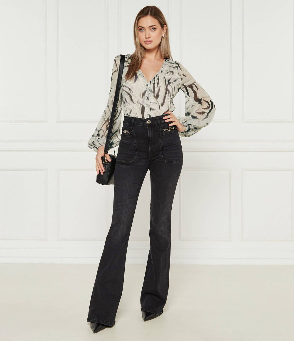 Блузка YVETTE GUESS - бежевый(W4BH57 WDW82)