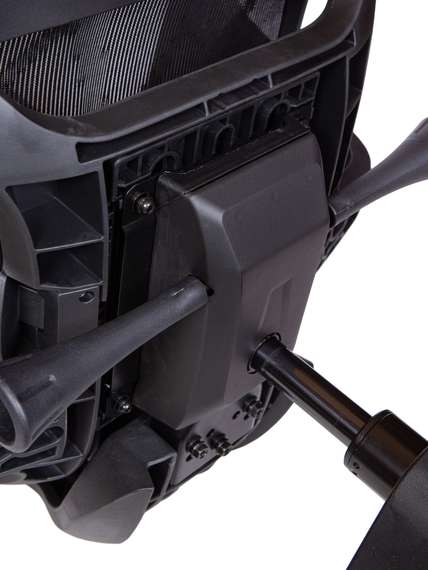 Кресло офисное Норден / Ханк блэк / Hank black / черный пластик / черная сетка