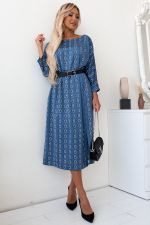 Платье Стелла (голубой)-50р-р Р11-1197 Nikol