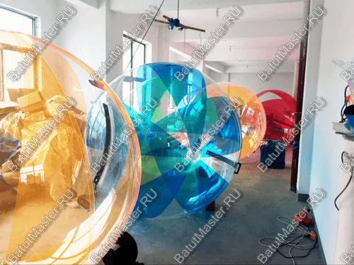 Аттракцион Водный шар ПВХ «Солнечный луч» 1,5*1,5*1,5 м