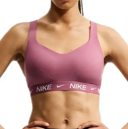 Теннисный бюстгальтер Nike Indy With Strong Support Padded Adjustable Sports - pink smoke