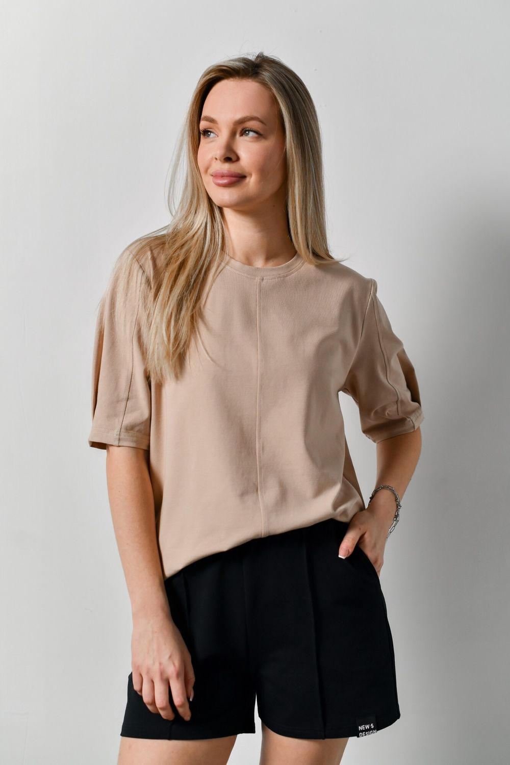 Фуфайка (футболка) женская Гретта-2 Виотекс БЕЖЕВЫЙ