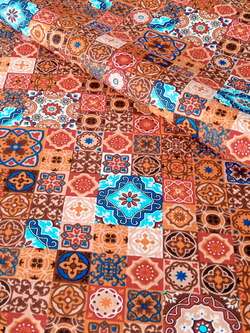 Ткань бязь плательная, рис. "Пэчворк", ширина 150 см, арт. 125