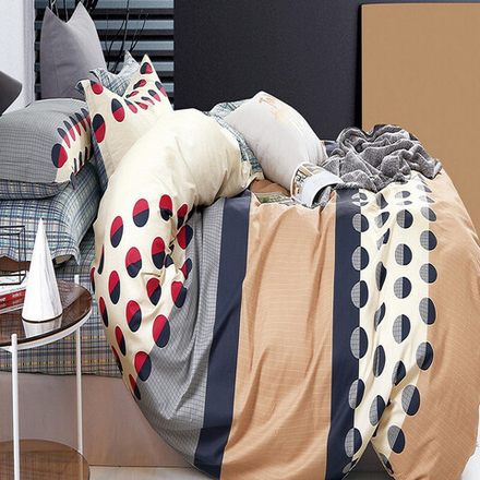 Комплект постельного белья "ВЛ. 1302", поплин, 100% хлопок, Россия.