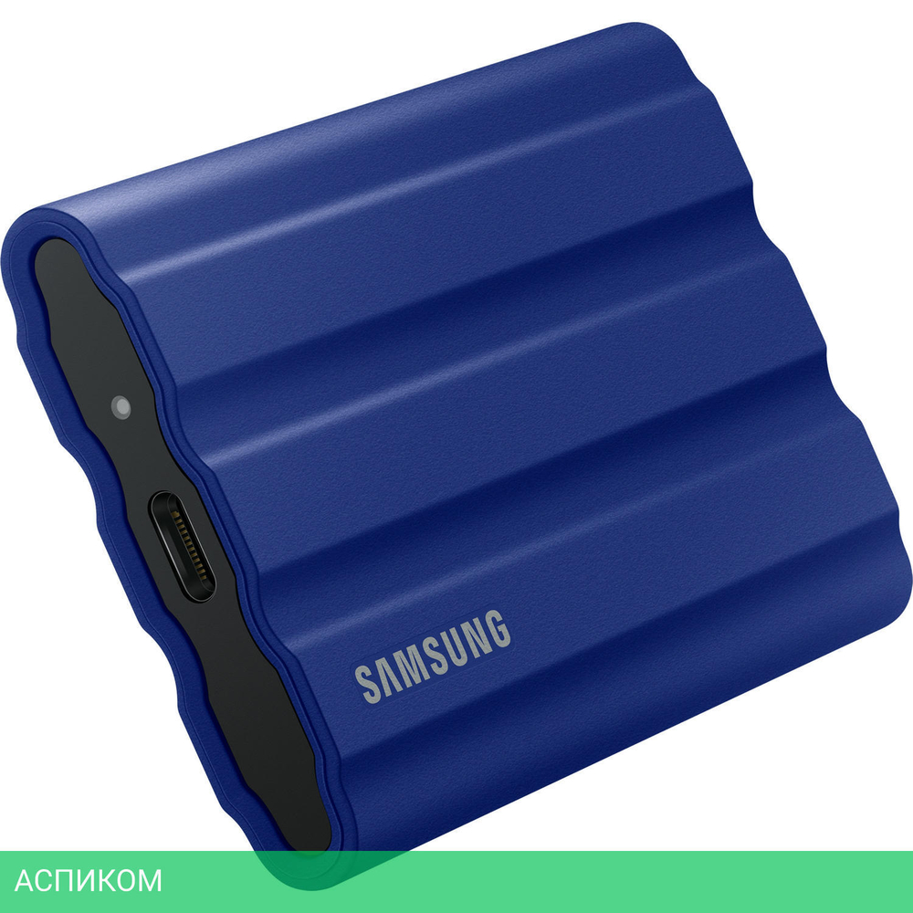 Внешний накопитель Samsung T7 Shield 2TB синий (MU-PE2T0R/WW)
