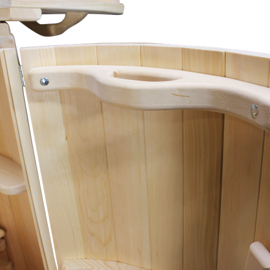 Комплект "КРУГЛЫЙ СТАНДАРТ" (кедровая бочка с парогенератором)