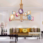 Pendant design lamp Branquinho by Eichholtz (8 lampshades)