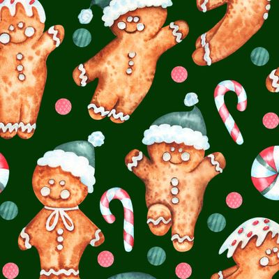 Christmas Gingerbread Pattern