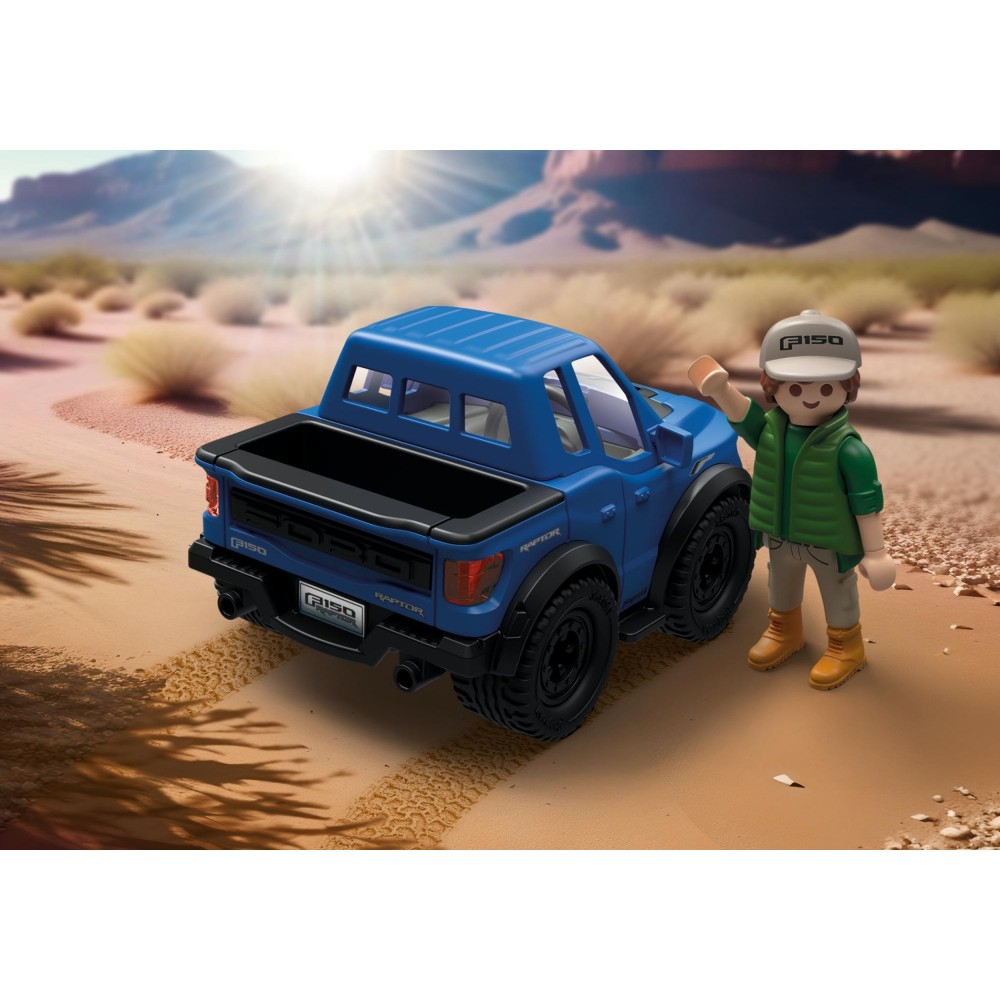 Игровой набор Playmobil 71858 Внедорожник Ford F-150 Raptor 71858 26 деталей — фото 3