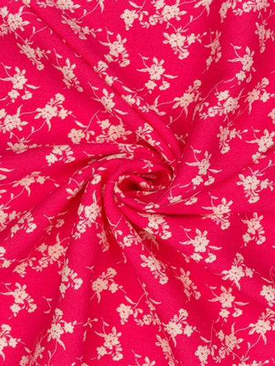 Ткань штапель твил принт 140 гр/м2, 100% вискоза, ш. 145 см