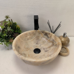 Раковина из оникса Bowl Grey TinLip BO-62982 40*40*15 44