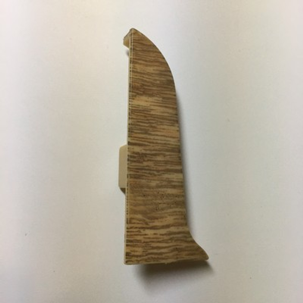 Заглушка левая к плинтусу "LIDER-62" 338 Дуб имабари