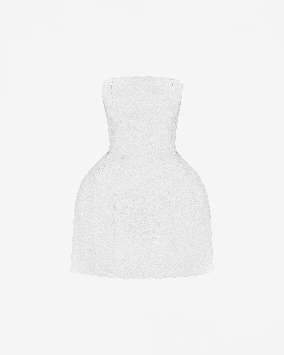 Платье мини корсетного типа из бархата