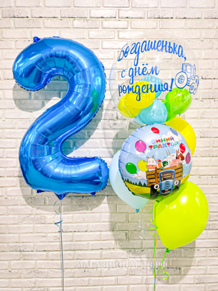 Набор шаров с Синим трактором