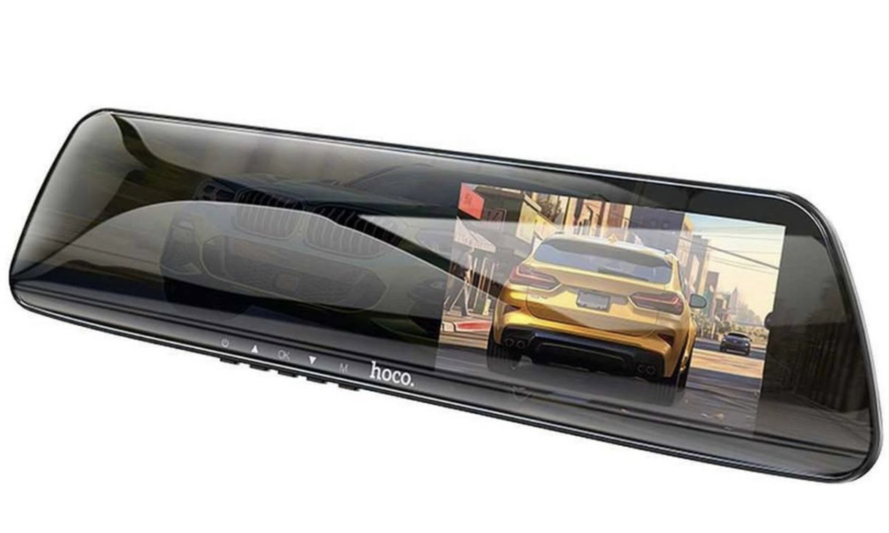 Видеорегистратор автомобильный HOCO DV4 1080p + задняя камера 1080p