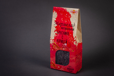 Мармелад брусника с корицей натуральный