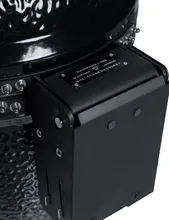 Керамический угольный гриль Diamond Egg Legend Deep Black, 46 см, чёрный, с ножками и столиками