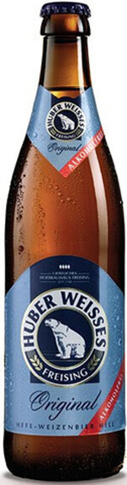 Пиво Хубер Вайссес Безалкогольное / Huber Weisses Alkoholfrei 0.5л - 20шт