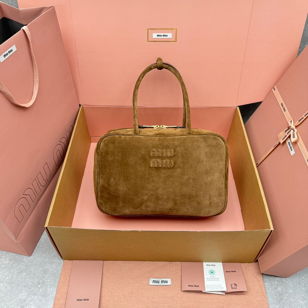 Miu Miu Leather Beau Bag 34 cm