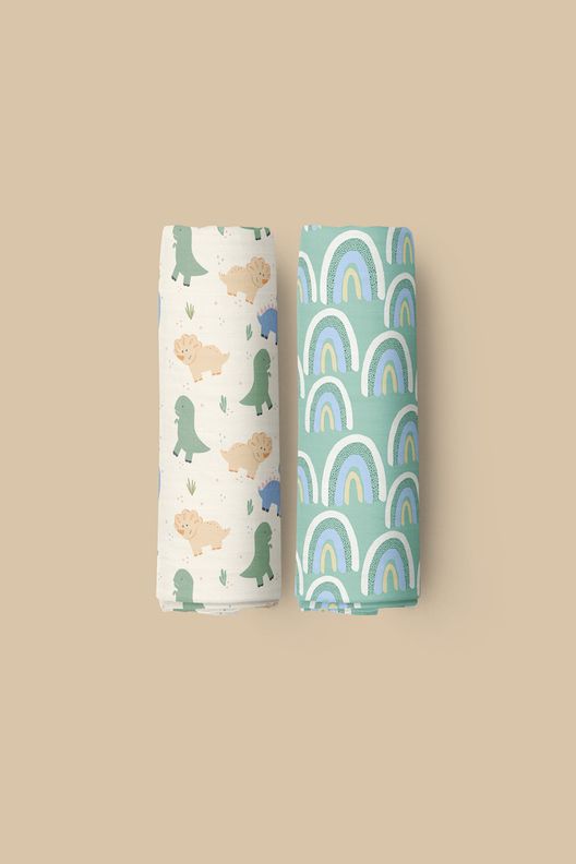 Сет из двух пеленок 120*100 / Holivin