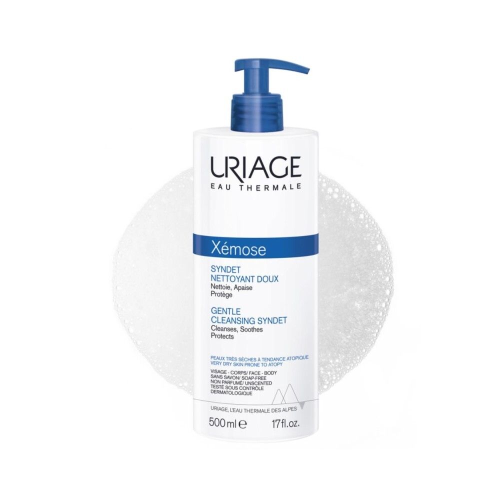 Uriage Xemose Gentle Cleansing Syndet Мягкий очищающий гель, 500 мл