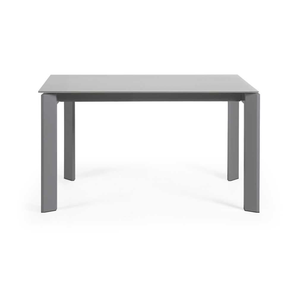 Раздвижной стол La Forma (ex Julia Grup) Atta 140 (200) x90 темно-серый, стекло