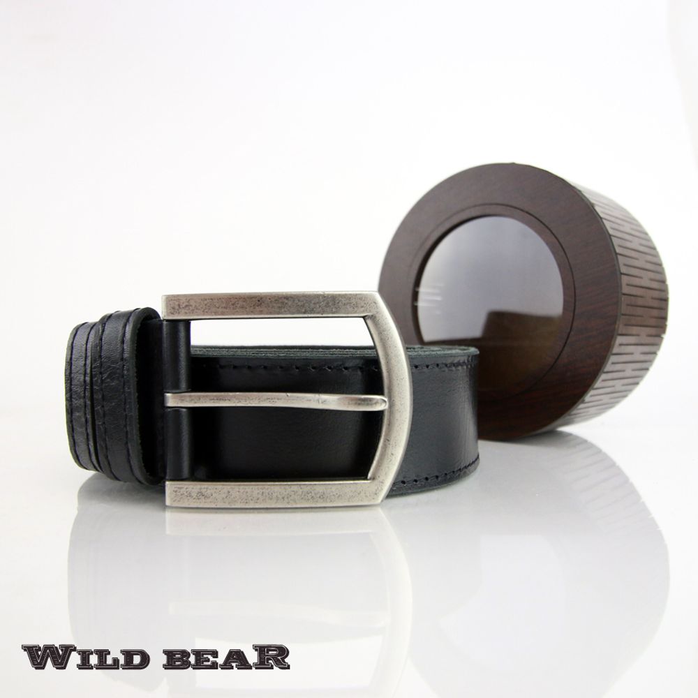 Ремень WILD BEAR RM-007f Black Premium (125 см)