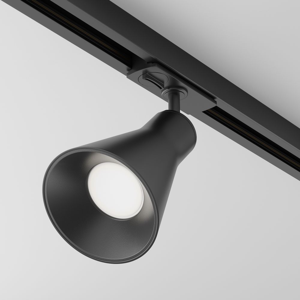 Трековый светильник для однофазного шинопровода Maytoni Unity Track Vivar TR022-1-GU10-B