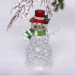 Сувенир с подсветкой «Снеговик с веточками» 17*11,8*24 см
