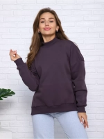 Свитшот утепленный базовый оверсайз